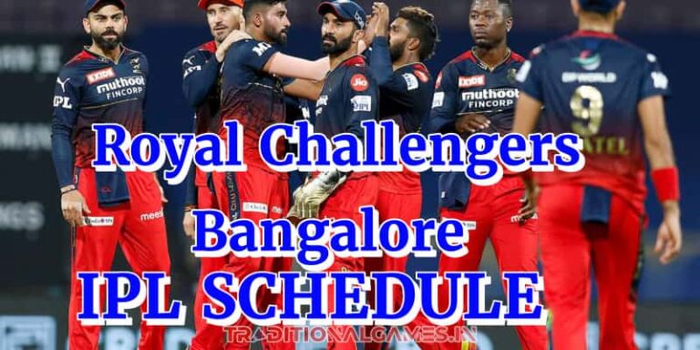 RCB IPL Schedule 2024, Royal Challengers Bengaluru Home and Away IPL